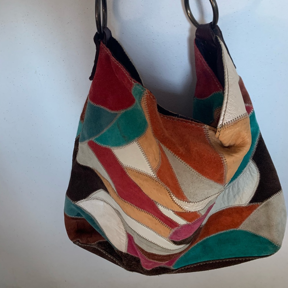 Lucky brand suede should purse